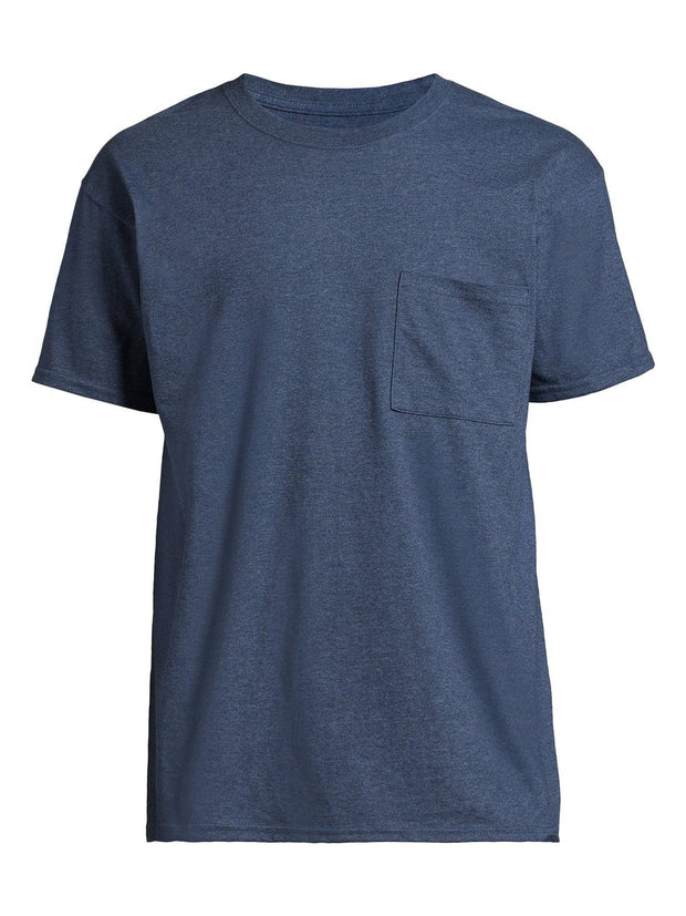 Athletic Works Men's and Big Men's Cotton Pocket Tee, Sizes XS-5XL - JNR Products