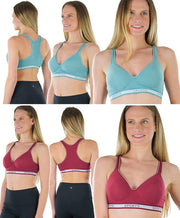 ToBeInStyle Women's Pack of 6 Random Assorted Print Sports Bras - Assorted Colors - Size 40B - JNR Products