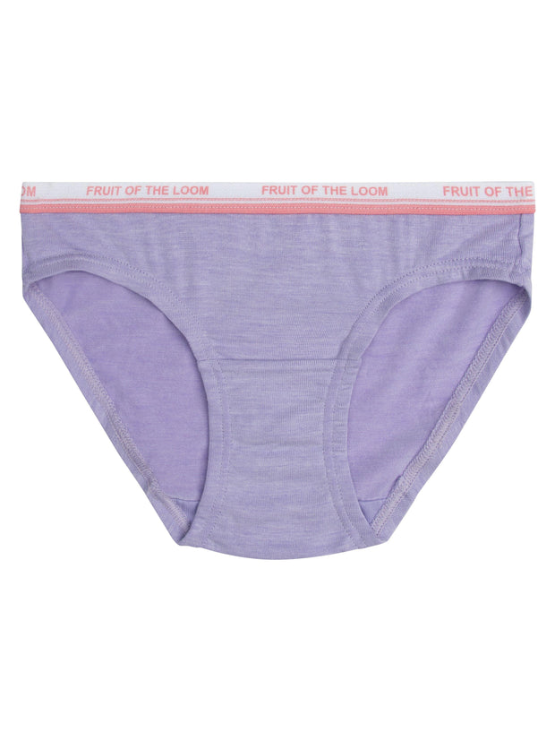 Fruit of the Loom Toddler Girl 360 Stretch True Comfort Super Soft Modal Hipster Underwear, 6 Pack, Sizes 2T-5T - JNR Products