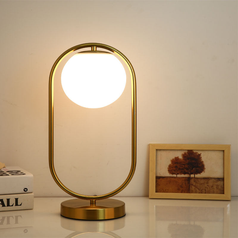 Table lamp decoration post-modern Nordic reading eye protection Golden Living room room bedside large quantity from the best one