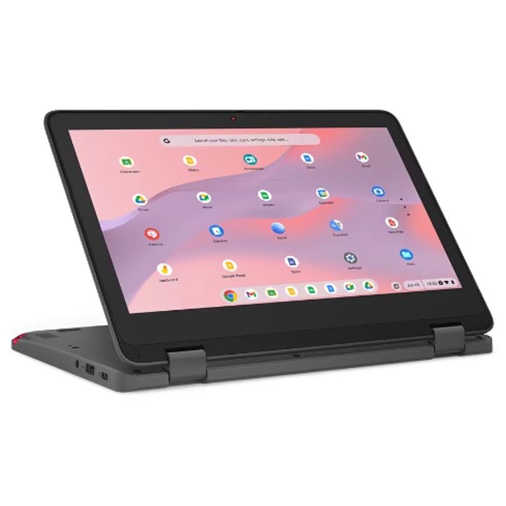 Restored Lenovo Chromebook 2-in-1 11.6-inch Touchscreen 4GB RAM 32GB SSD Bundle: USA Essentials Bluetooth/Wireless Airbuds, Wireless Mouse By Certified 2 Day Express (Refurbished) - JNR Products