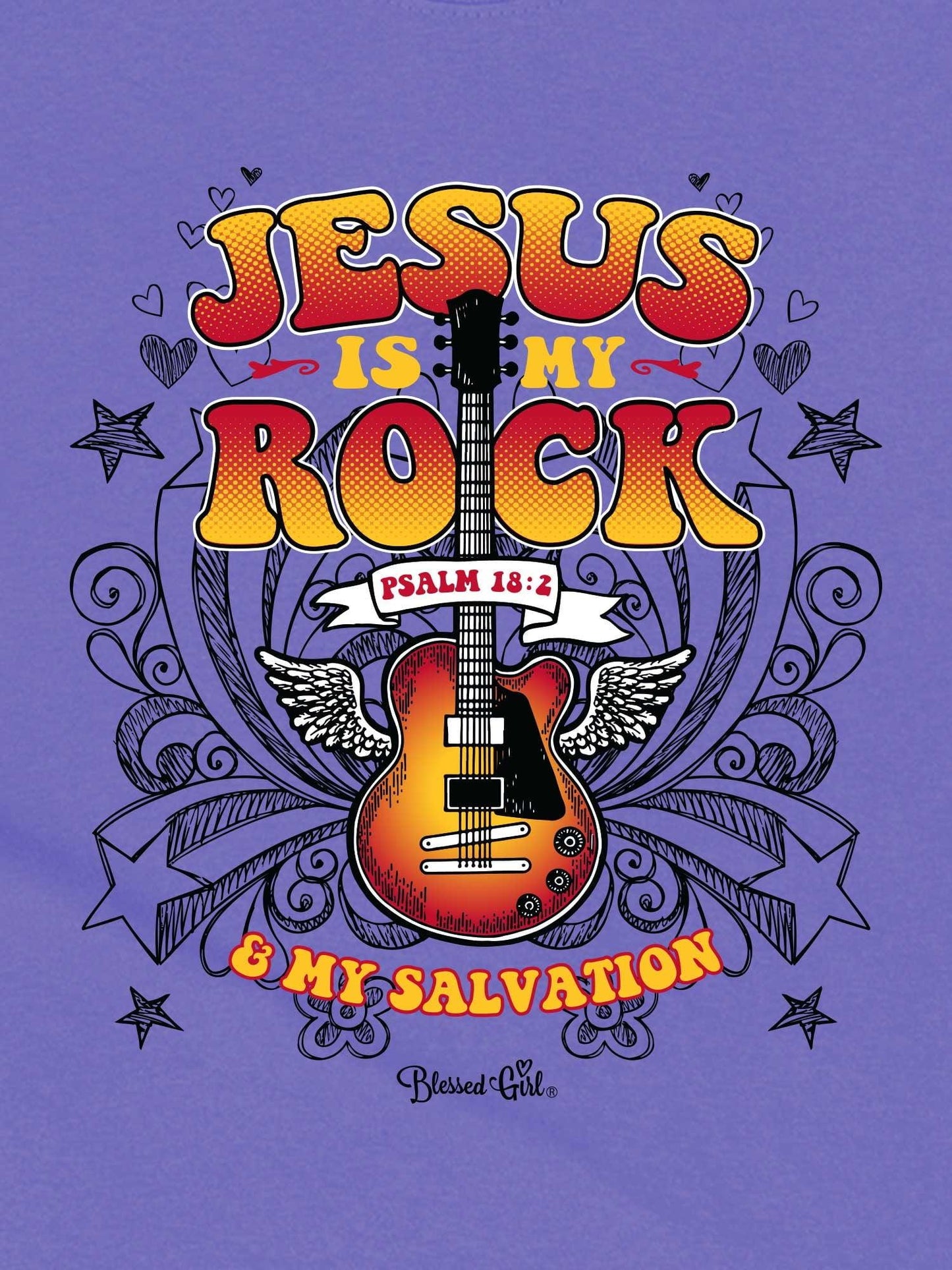 Kids T-Shirt Jesus is My Rock - JNR Products