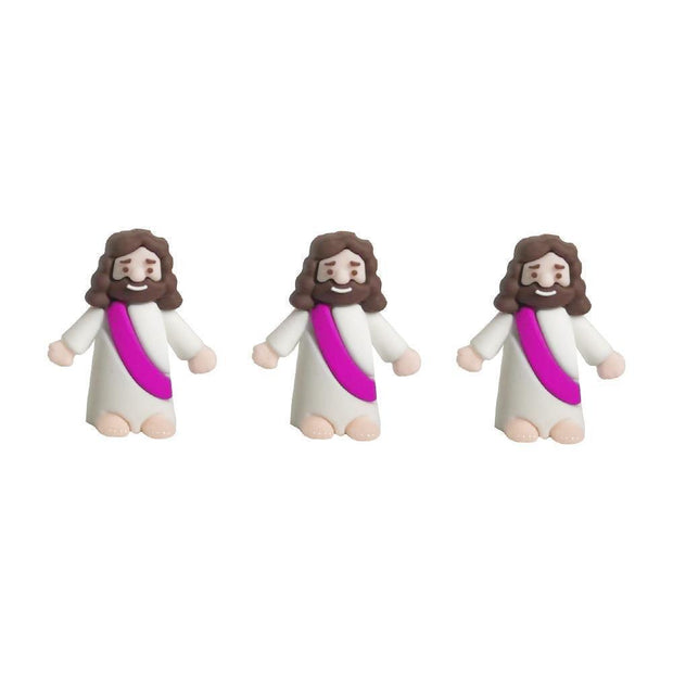 60x Mini Jesus- Figurine Easter Decorations,Bulk Tiny Baby Jesus- Figurines - JNR Products