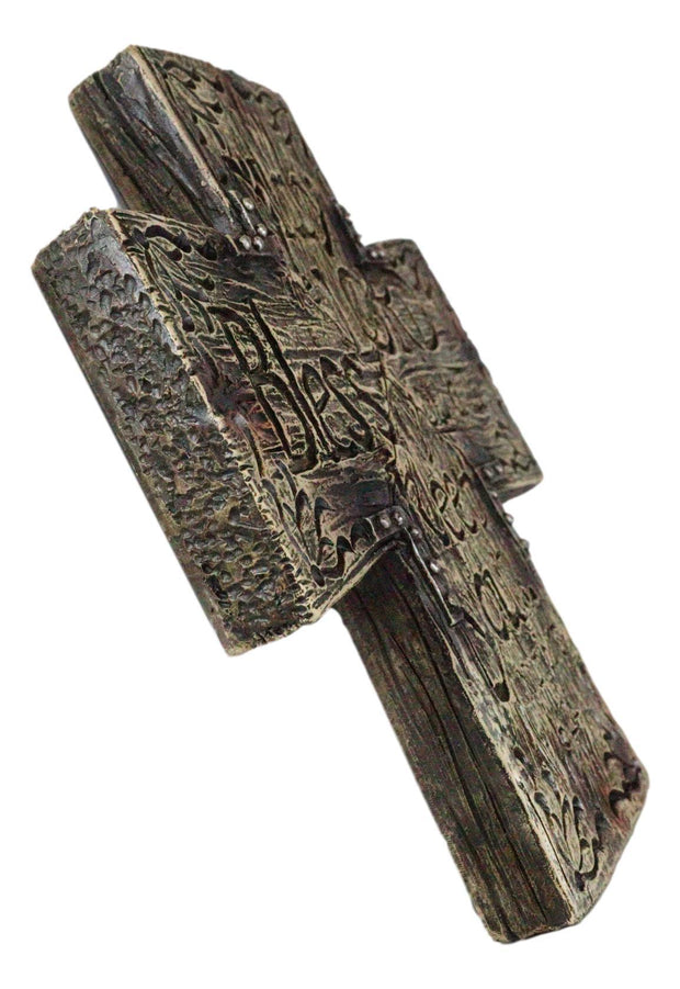 Rustic Bible Verse Numbers 6:24 May The Lord Bless You And Keep You Wall Cross - JNR Products