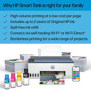 HP Smart Tank 5102 Wireless All-in-One Color Home Inkjet Tank Printer w/up to 2 Yrs of Ink Incl - JNR Products