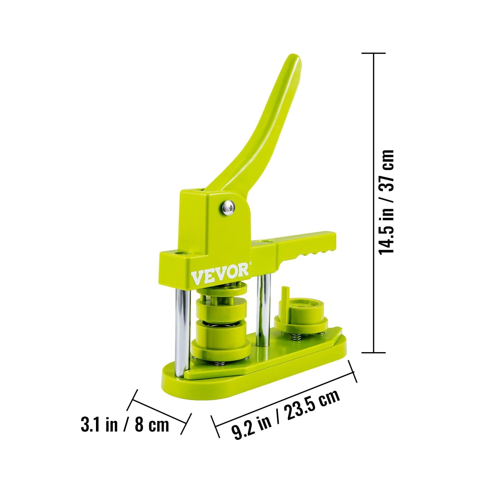 VEVOR Button Maker Machine 1inch/25mm Button Badge Maker 500 Button Parts+Circle Cutter - JNR Products