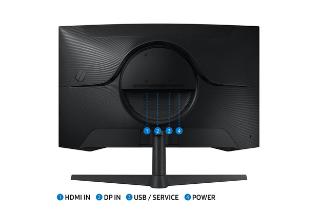 SAMSUNG 27” Odyssey G55C QHD 165Hz 1ms(MPRT) Curved Gaming Monitor - LS27CG556ENXZA - JNR Products