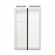 Better Homes & Gardens 2" Cordless Faux Wood Horizontal Blinds, White, 35" W x 64" L - JNR Products