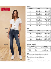 Levi Strauss Signature Women's Heritage Loose Straight Trouser Jeans, Women's and Women's Plus - JNR Products