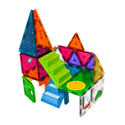 MAGNA-TILES House 28-Piece Magnetic Construction Set, The ORIGINAL Magnetic Building Brand - JNR Products