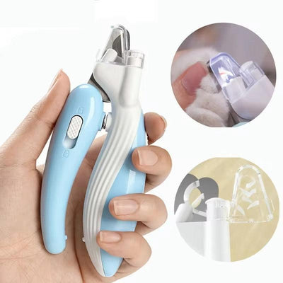 Pet Nail Clippers Dog Nail Clippers Cat Nail Clippers LED Electric Nail Grinder Pet Supplies LED Light Pet Nail Clippers - JNR Products