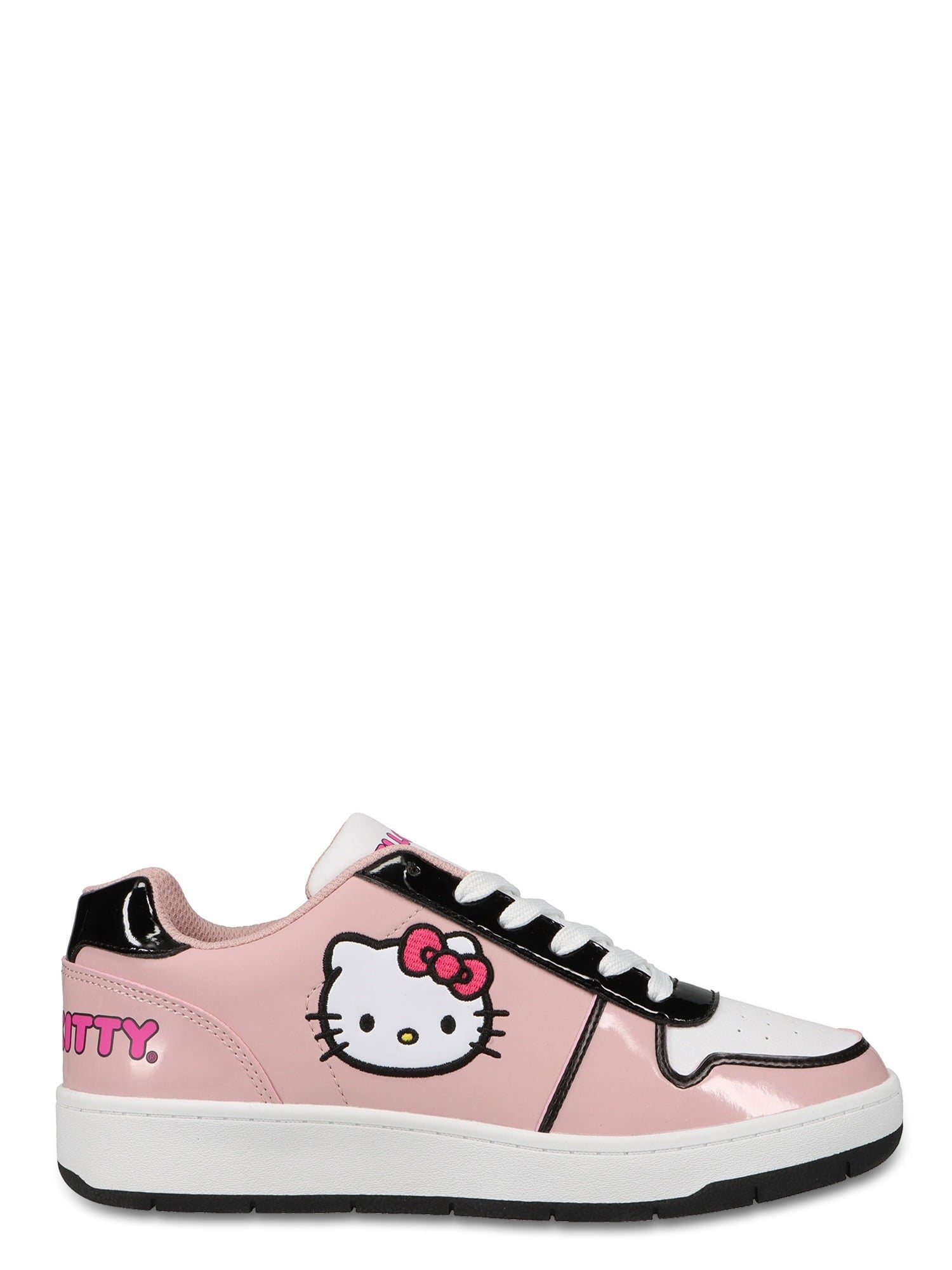 Hello Kitty by Sanrio Women's Pink Casual Court Sneakers, Sizes 6-11, Regular Width - JNR Products