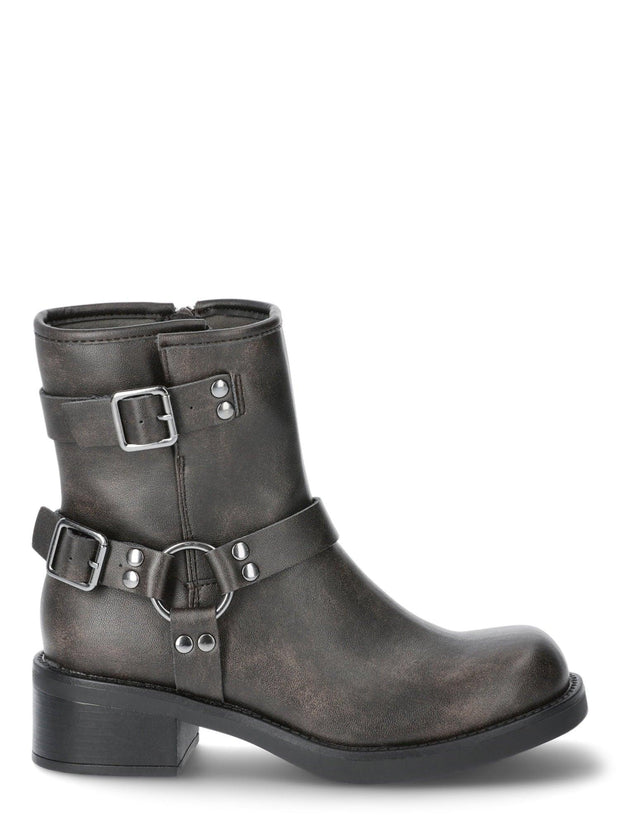 No Boundaries Women's Buckle Moto Boots - JNR Products