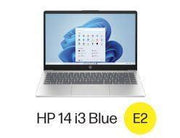 HP 14 inch Laptop Intel Core i3-N305 8GB RAM 256GB SSD Moonlight Blue - JNR Products