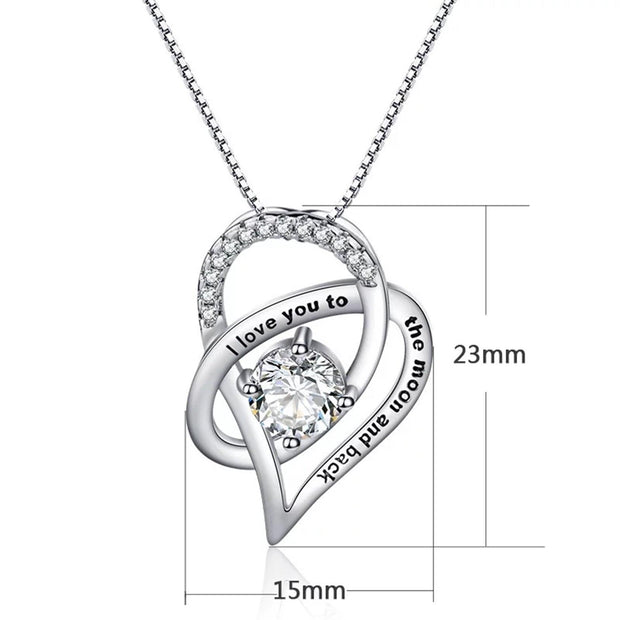 Mothers Day Gifts for Mom, Preserved Real Rose with 925 Sterling Silver Love Necklace, Eternal Rose Flower with Jewelry Storage Box, Gifts for Her - JNR Products