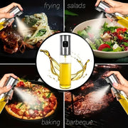 2pcs Kitchen Oil Sprayer, Glass Oil Sprayer Mister, Household Oil Spray for Salad BBQ Kitchen Baking Roasting, Kitchen Stuff, Kitchen Gadgets - JNR Products